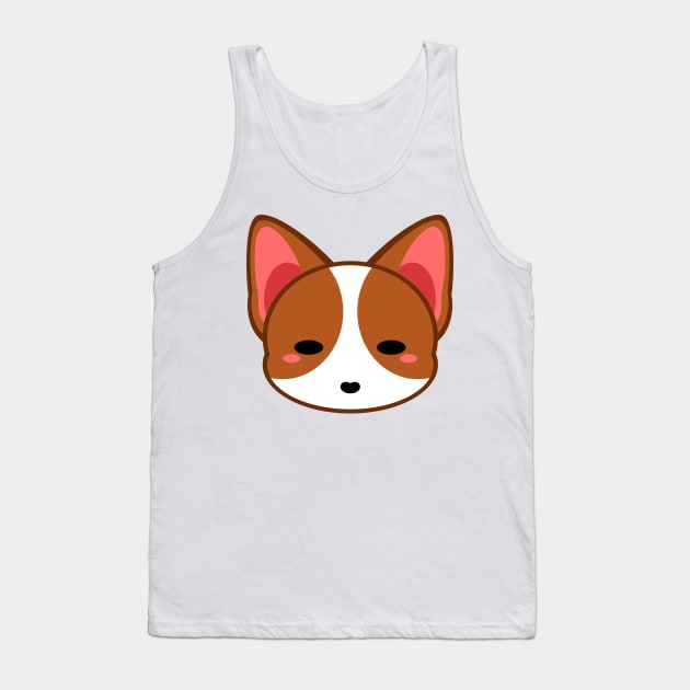 Cute Brown Bull Terrier Tank Top by alien3287